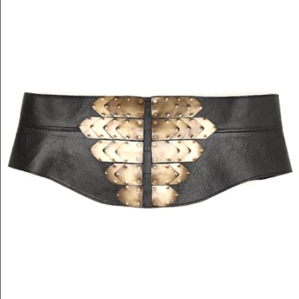 Free People Metal Corset Belt M/L